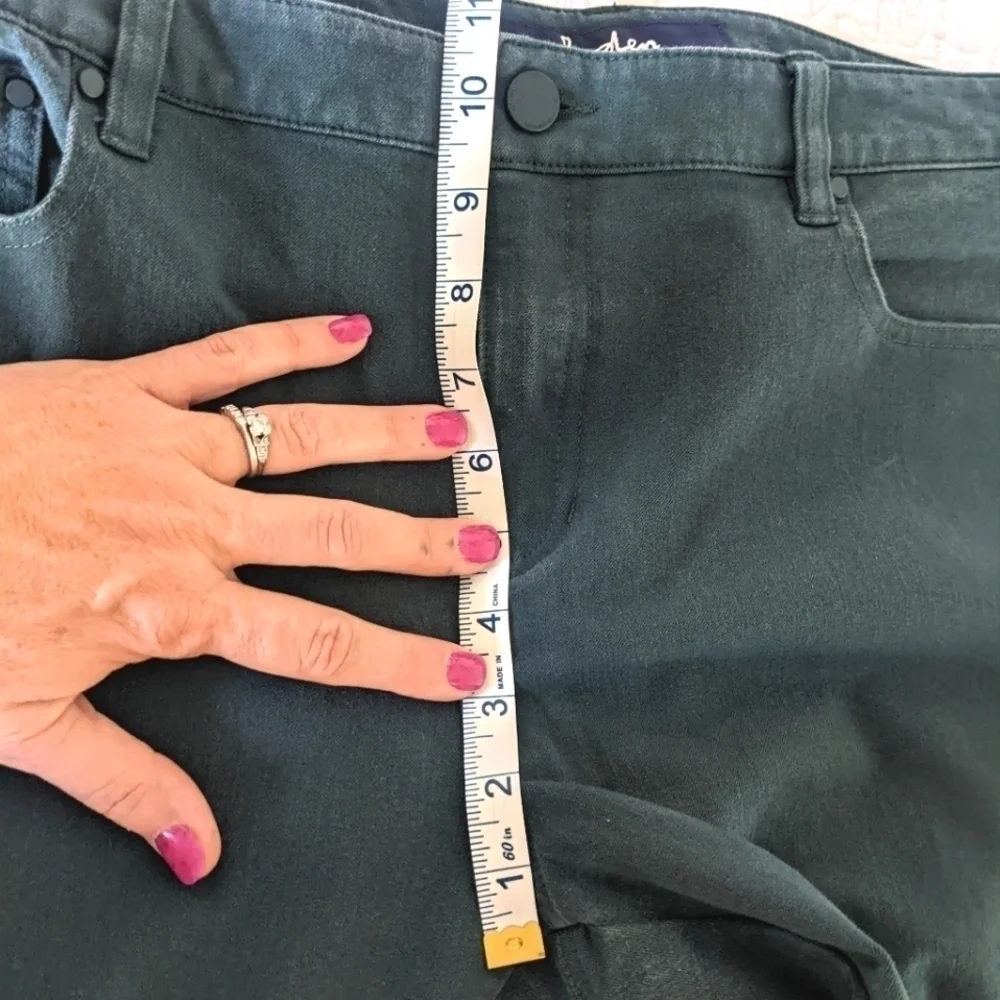 𝅺BODEN Forest Green Skinny Jeans 16 Portobello Bi Stretch